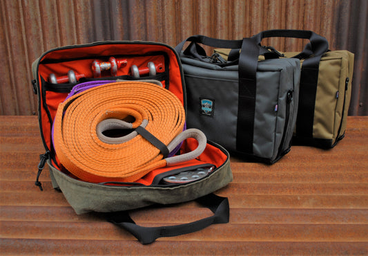 Handmade in Colorado USA, Recovery Bag, Green, Gray, Tan