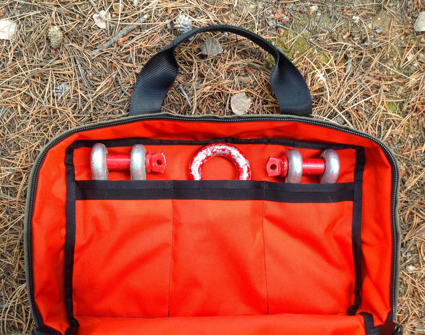 Handmade in Colorado USA, Recovery Bag, Shackles