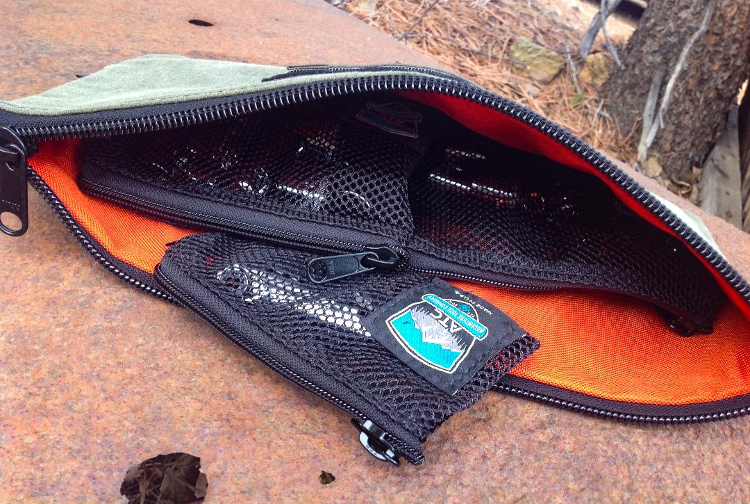 Handmade in Colorado USA, Mesh Pouches, Black