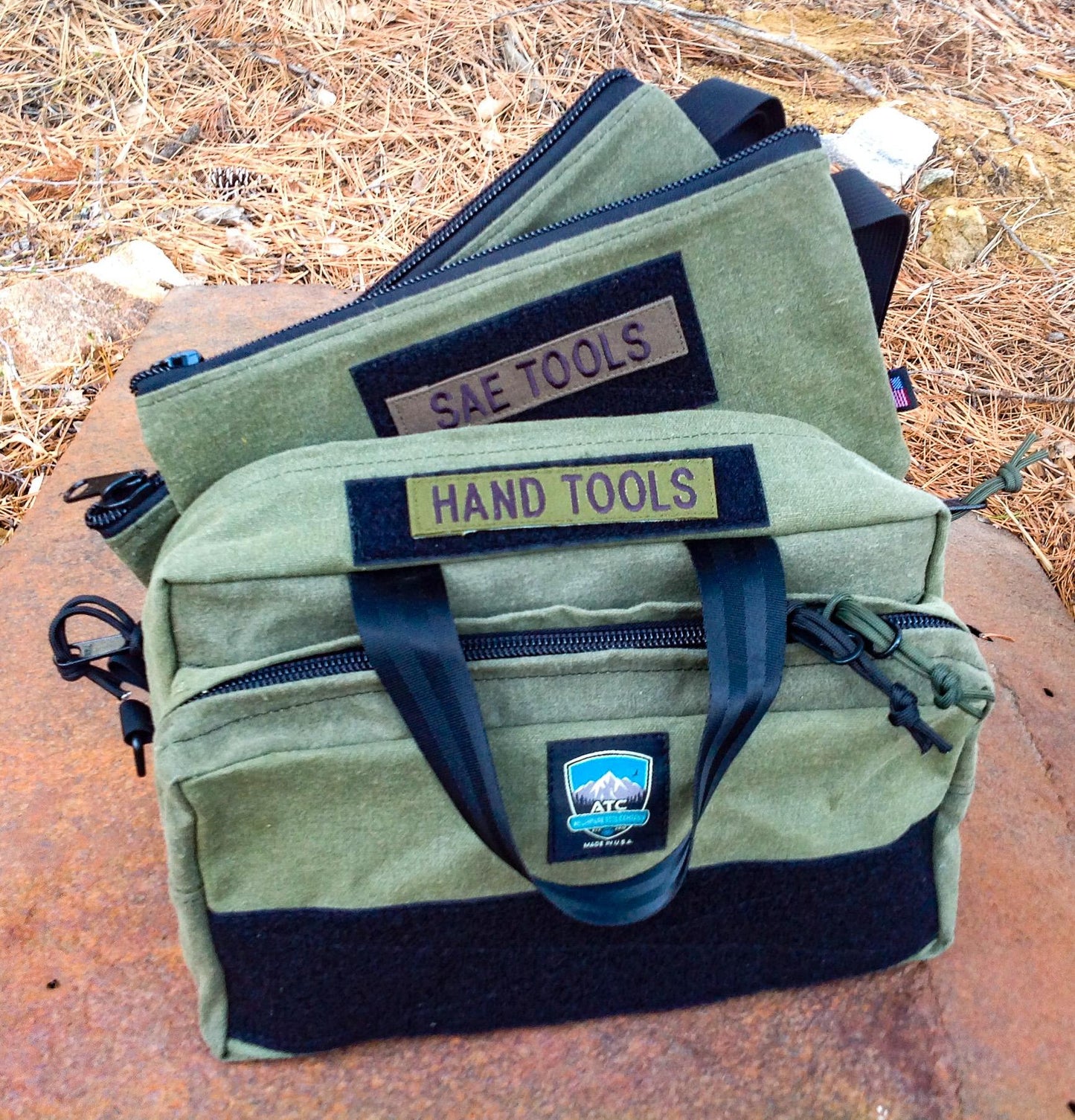 Handmade in Colorado USA Gear Bags, Travel Bags, Waxed Canvas