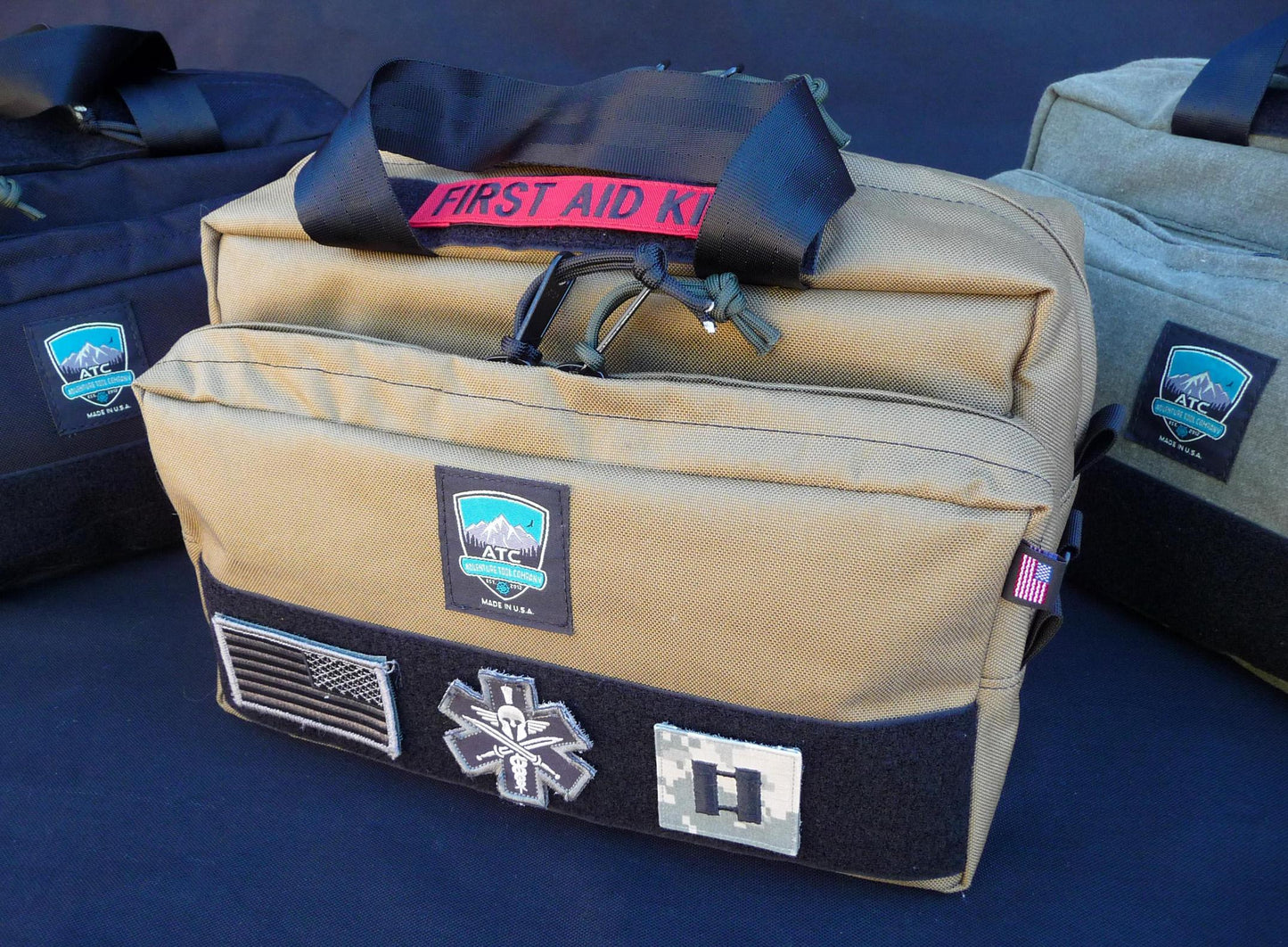 Handmade in Colorado USA Gear Bags, Travel Bags, Coyote Brown Nylon