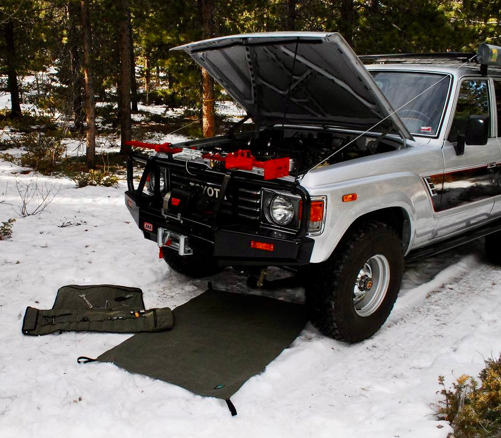 Handmade in Colorado USA Utility Tarpaulin, Waxed Canvas, for Vehicle Use