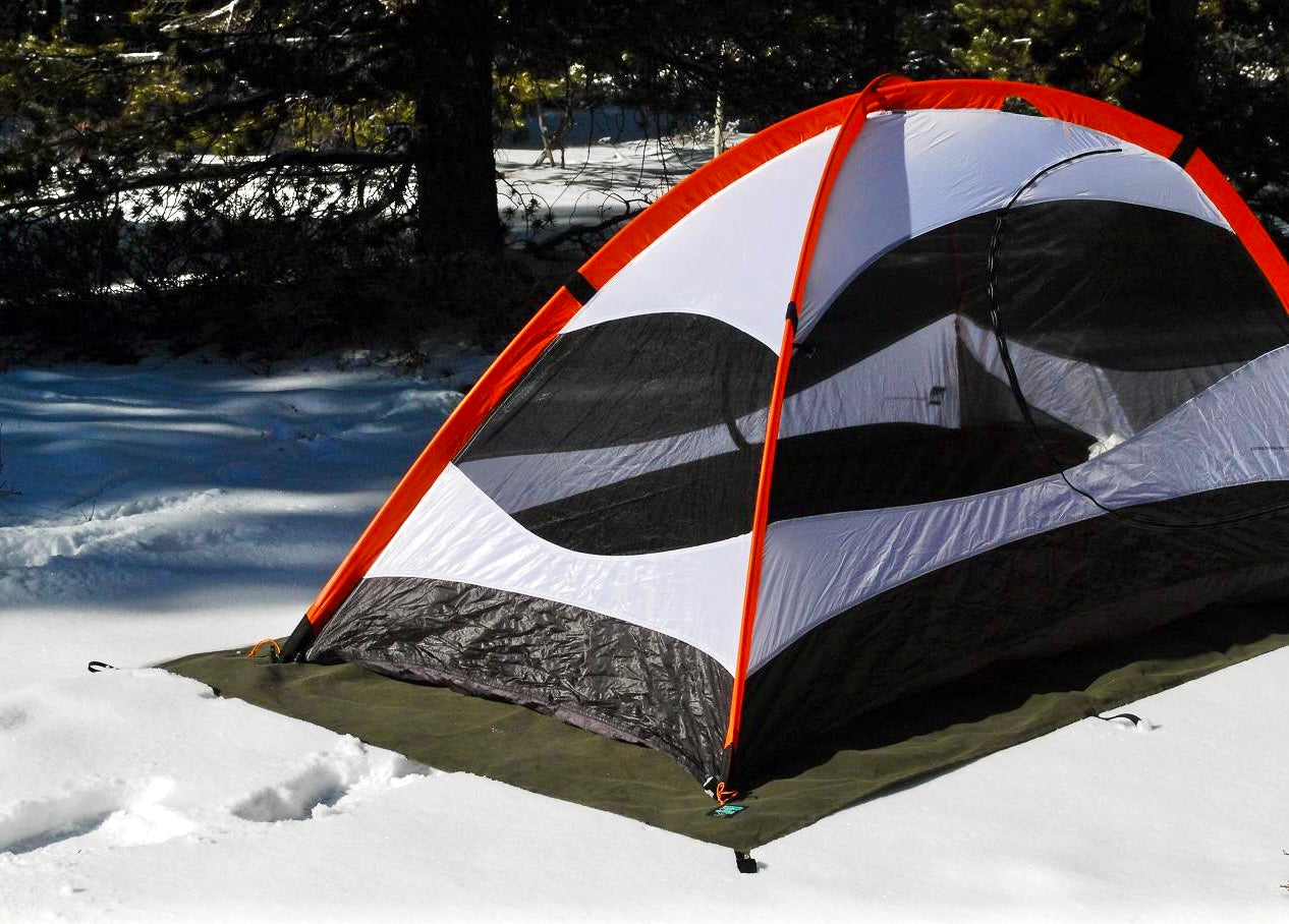 Handmade in Colorado USA Utility Tarpaulin, Waxed Canvas, for Camping Use