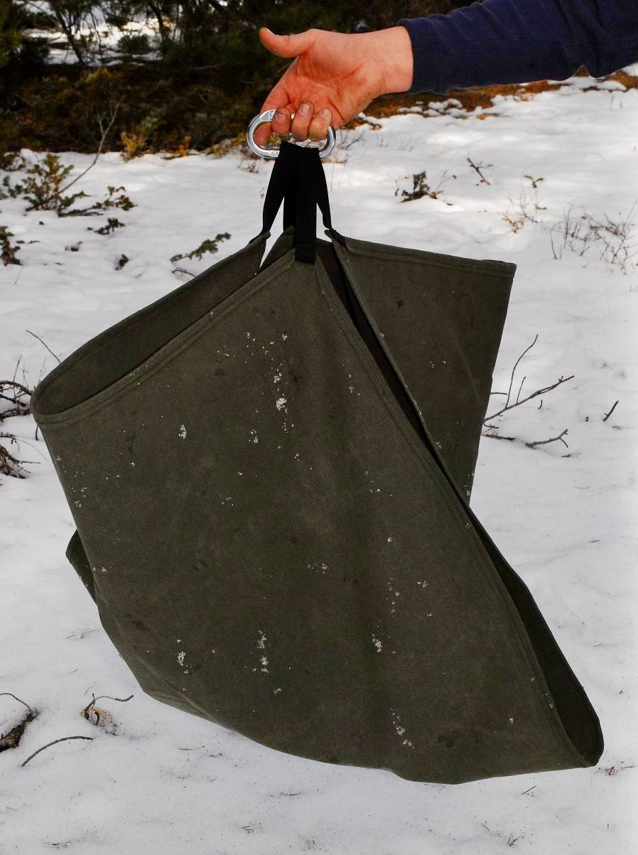 Handmade in Colorado USA Utility Tarpaulin, Waxed Canvas, for Camping Use