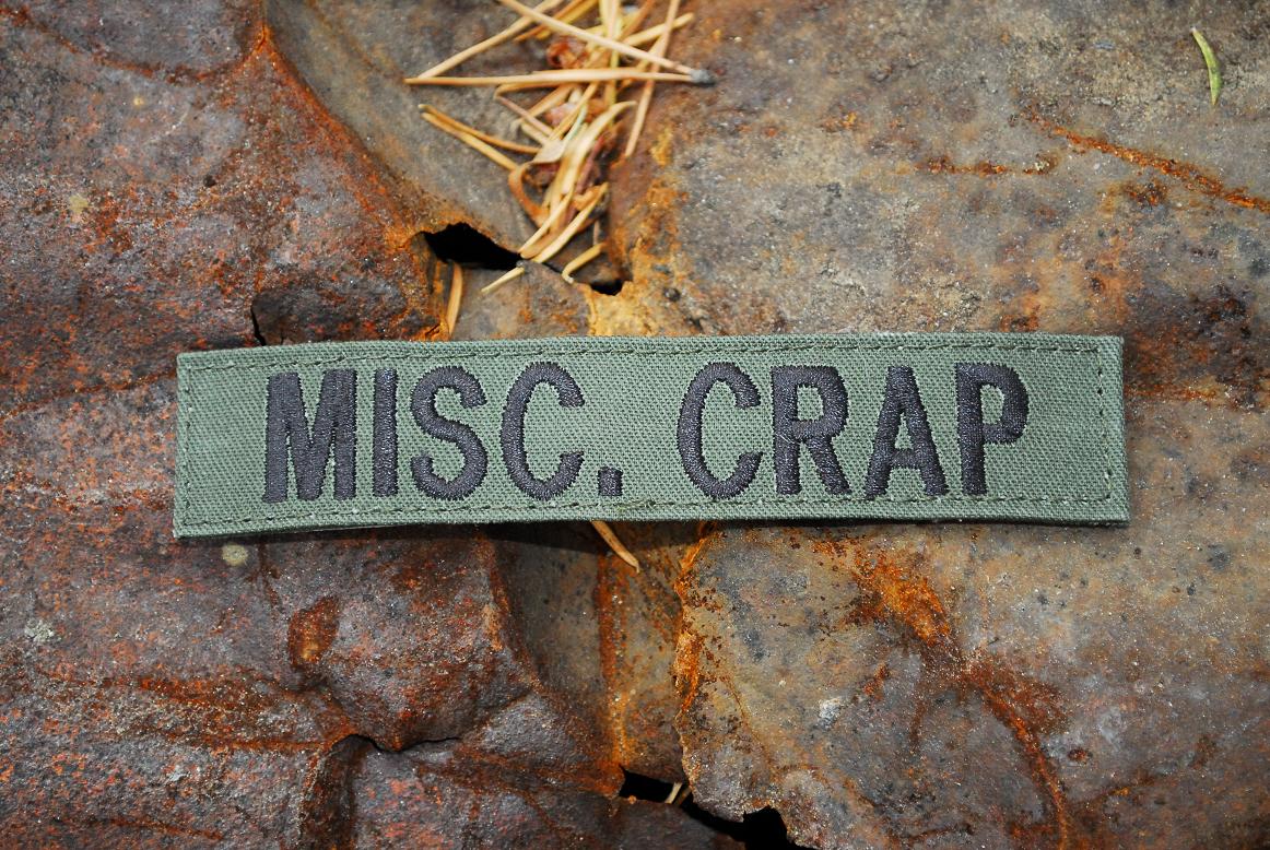 Made in USA, Military Name Tapes, Green Canvas