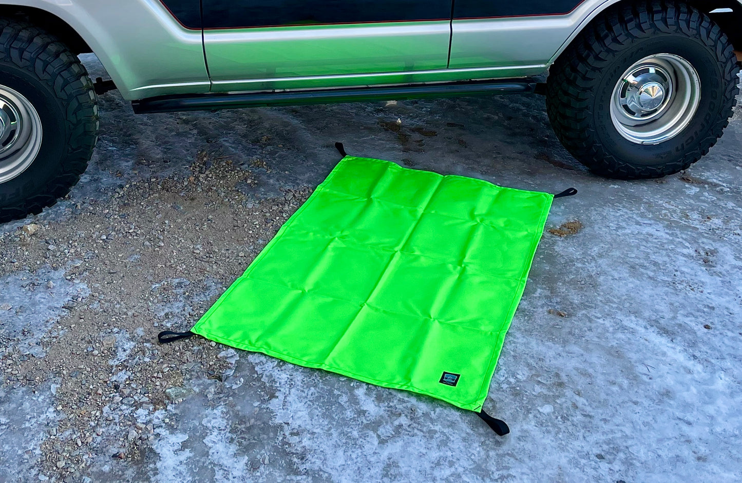 Handmade in Colorado USA Utility Tarpaulin, Neon Green Nylon