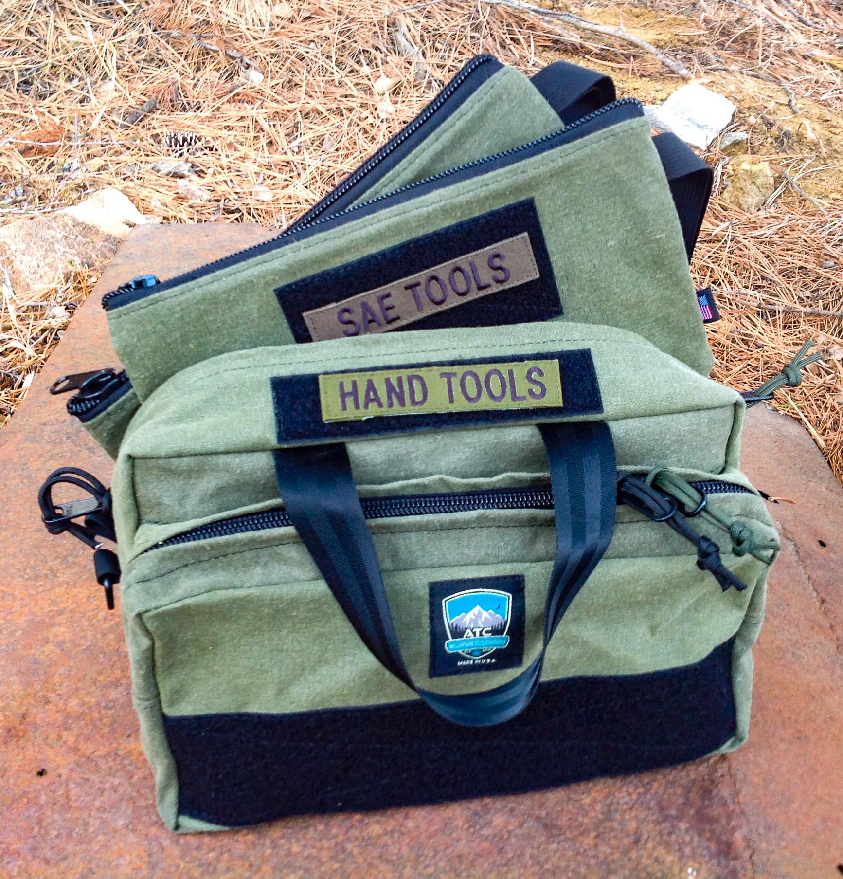Handmade in Colorado USA Gear Bags, Travel Bags, Waxed Canvas