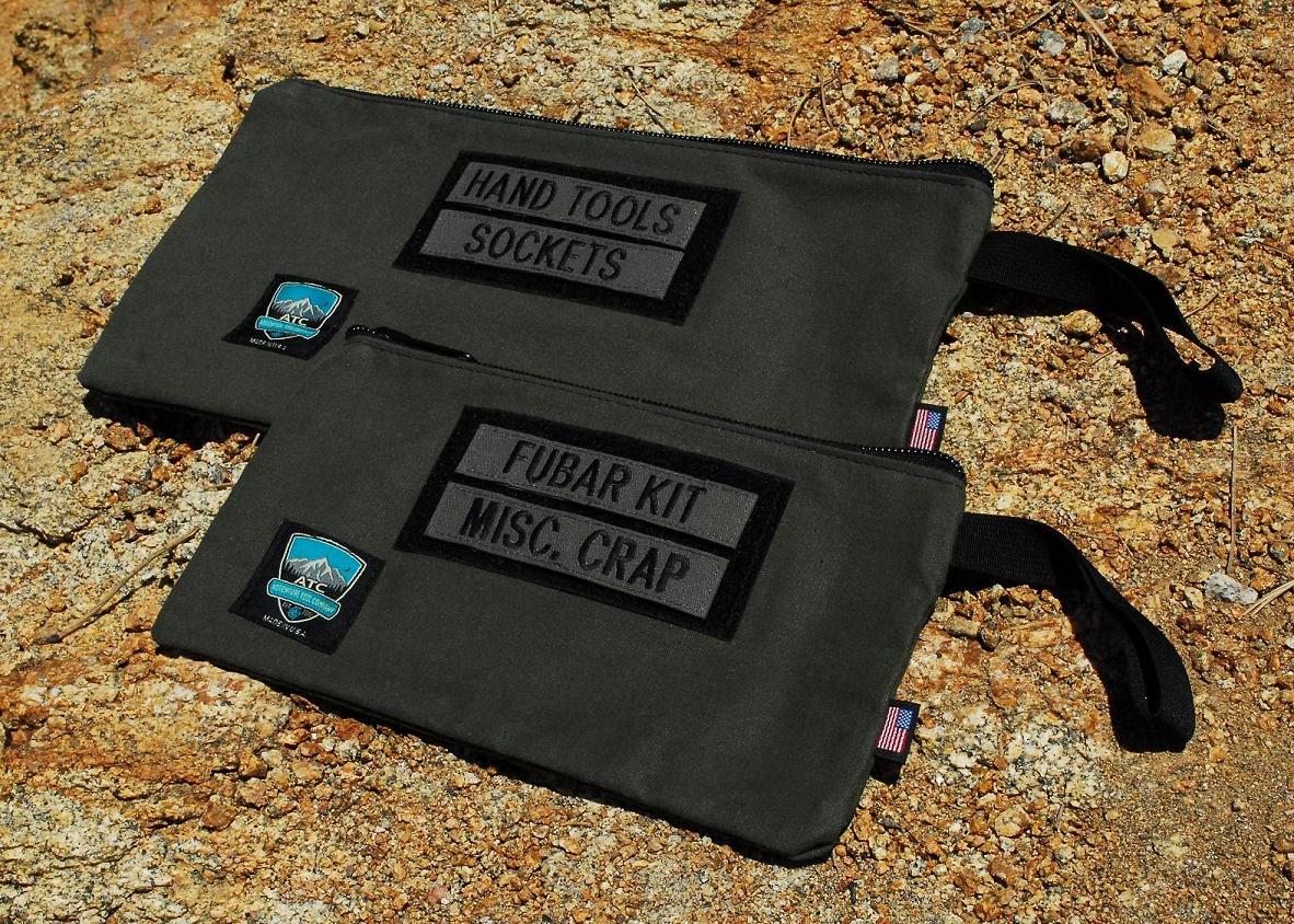 Handmade in Colorado USA Tool Pouches, Waxed Canvas